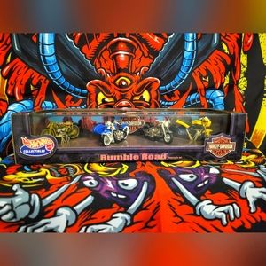 Hot Wheels Collectibles 1999 Harley Davidson Rumble Road